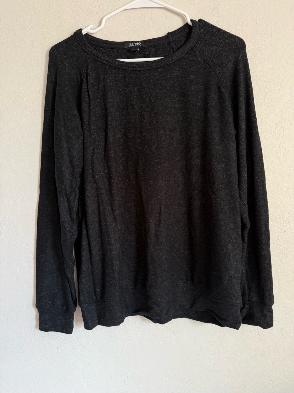 Buffalo David Bitton Women's Black Long Sleeve Tee